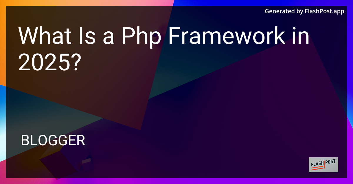 PHP Framework