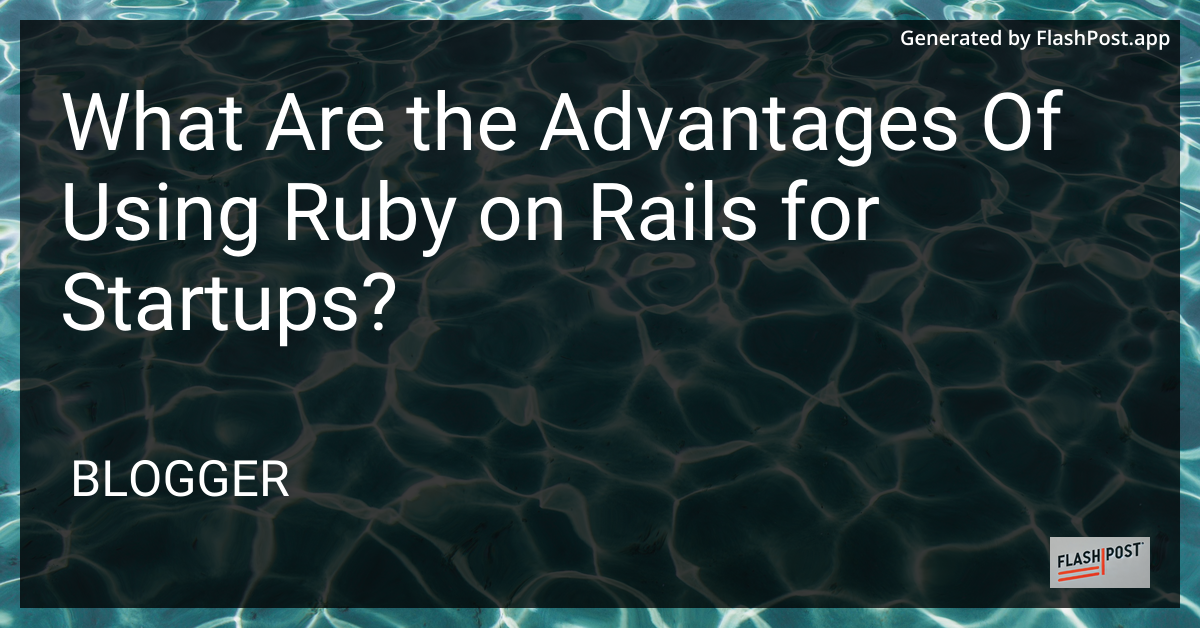 Ruby on Rails