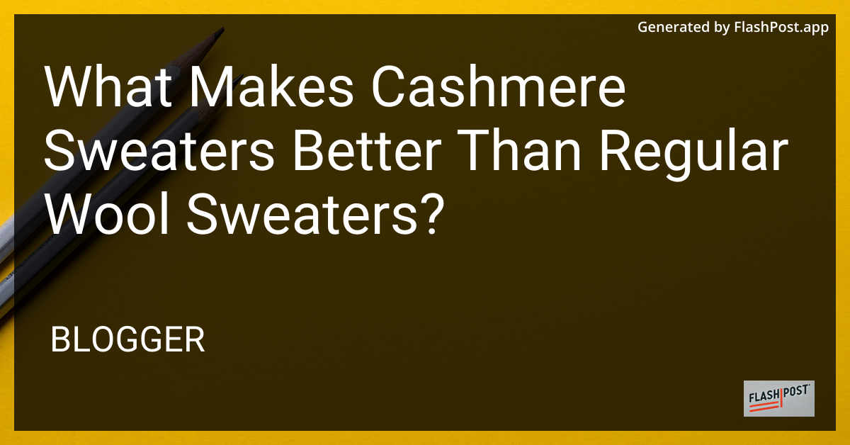 Cashmere Sweater
