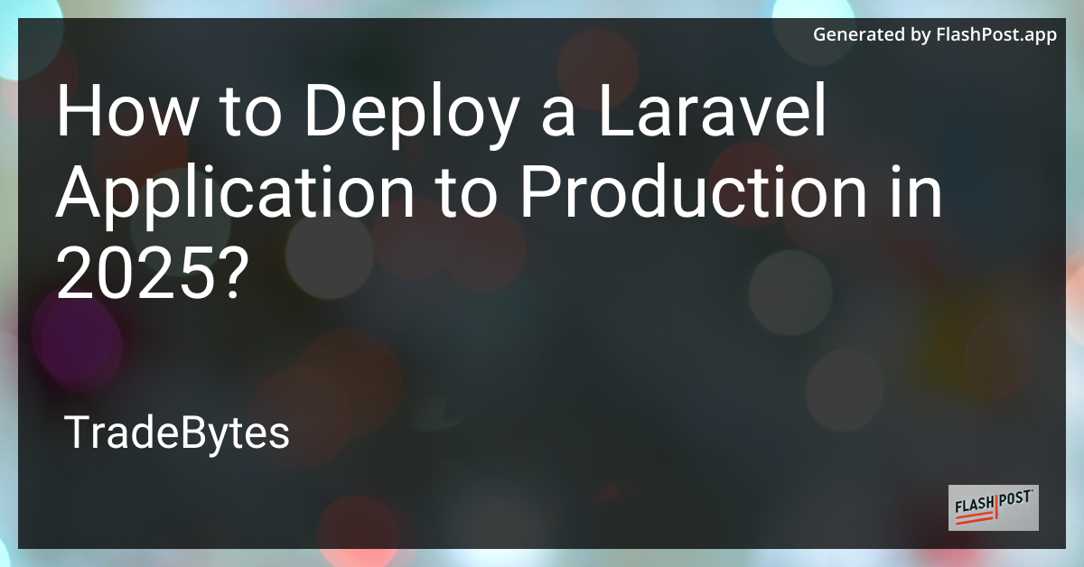 Laravel Deployment