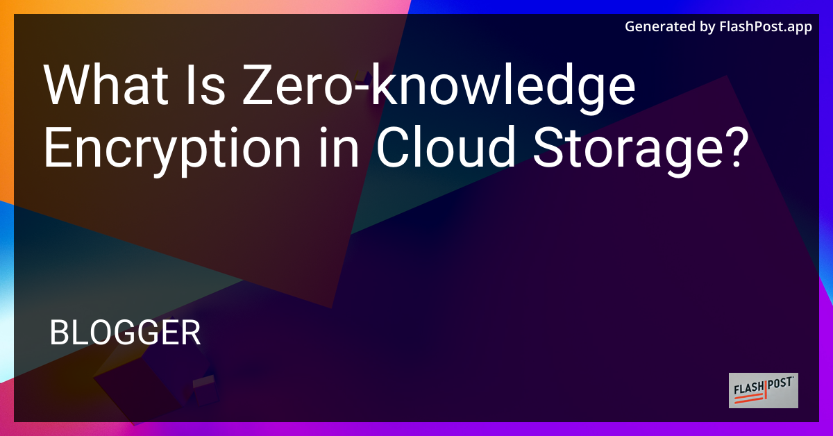 Zero-Knowledge Encryption