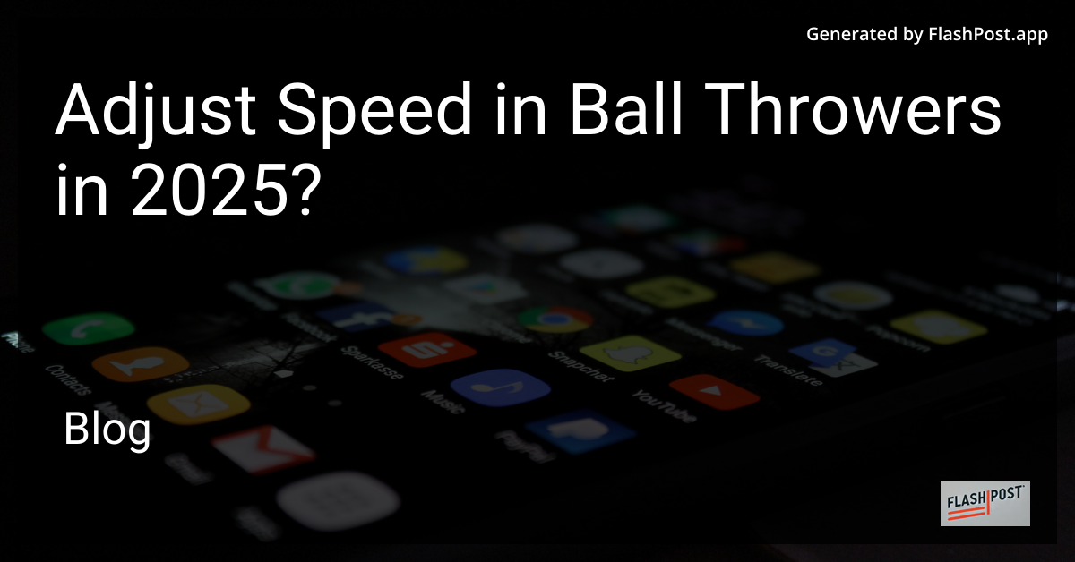 Ball Thrower 2025 Image