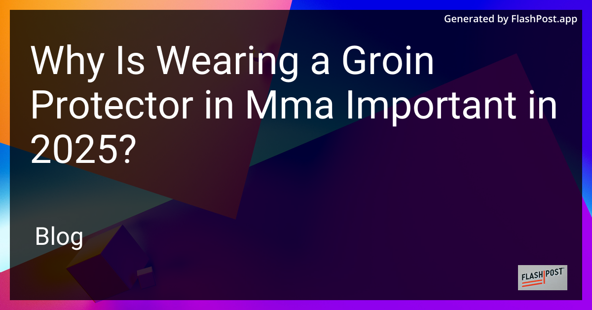 MMA Groin Protector