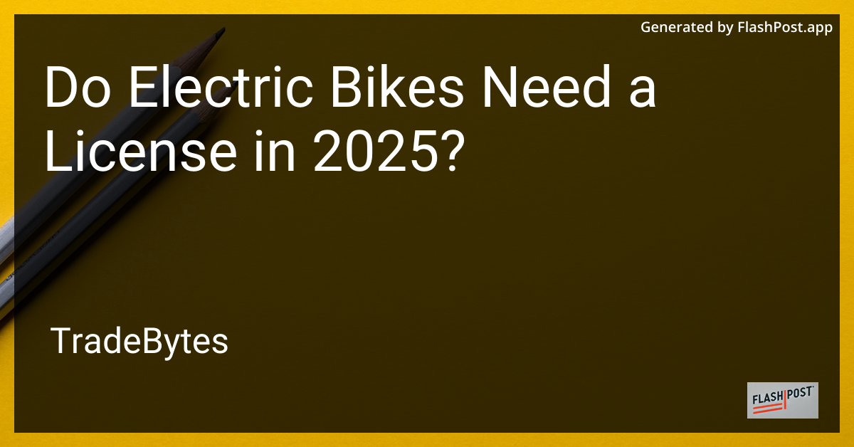 Electric Bikes