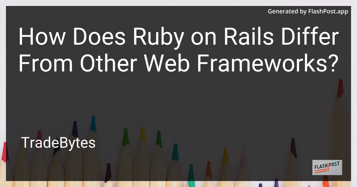 Ruby on Rails