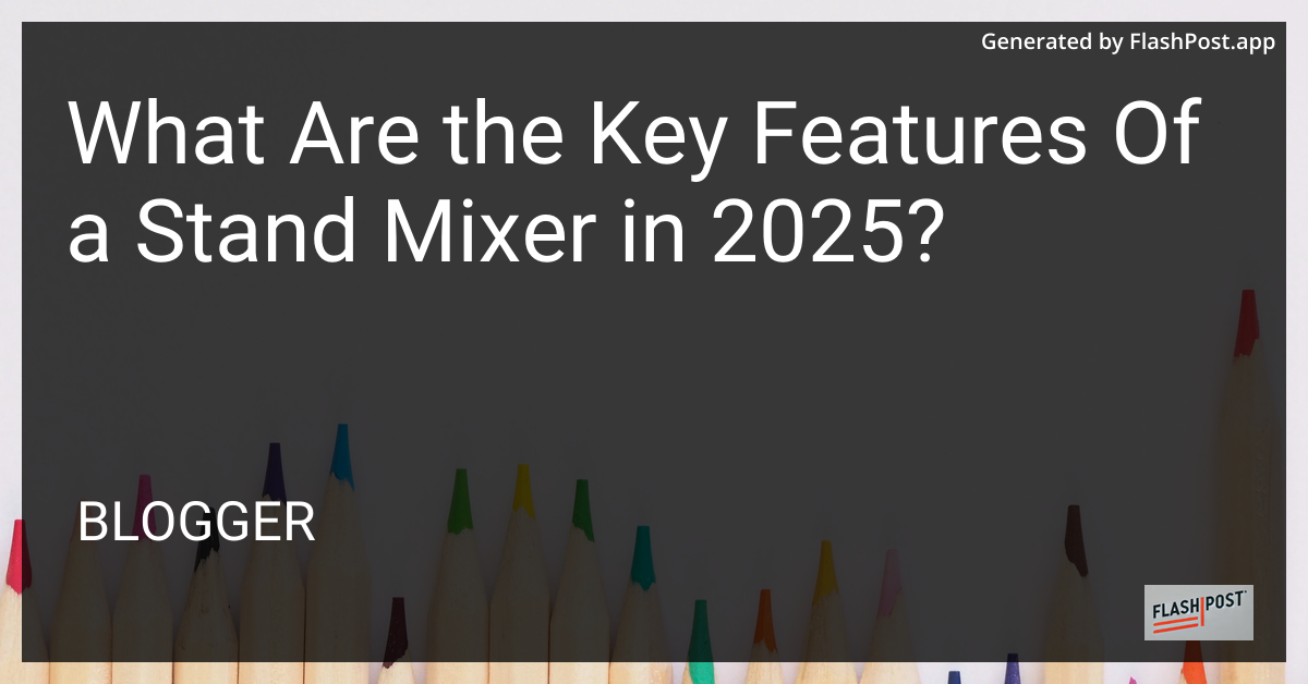 Stand Mixer