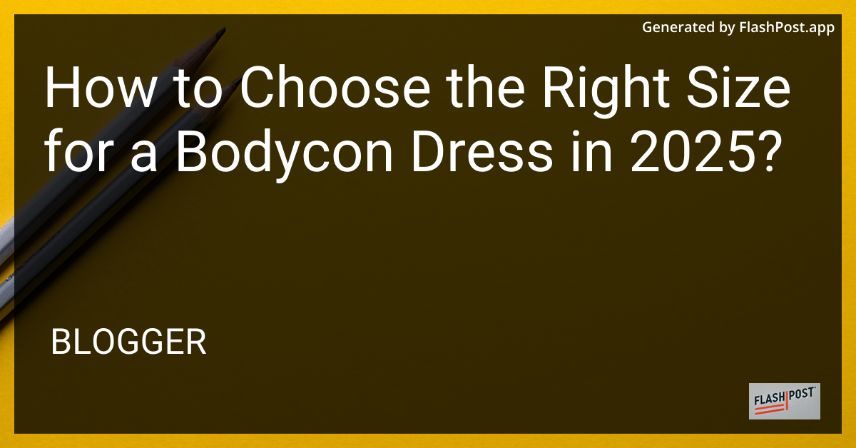 Bodycon Dress