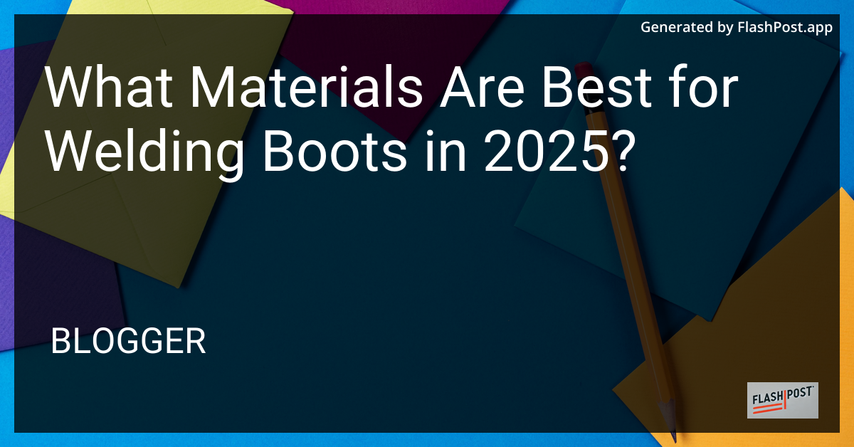Welding Boots