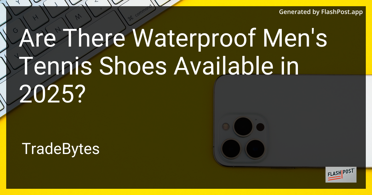 Waterproof Men's Tennis Shoes