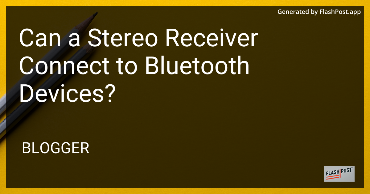 Stereo Receiver