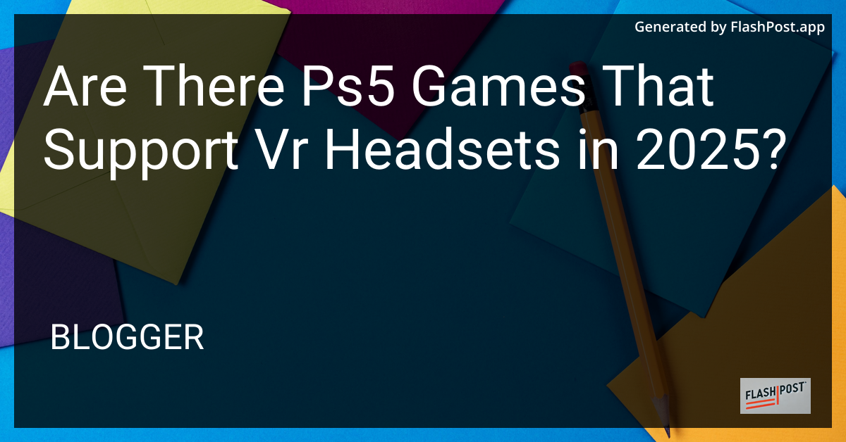PS5 VR Gaming