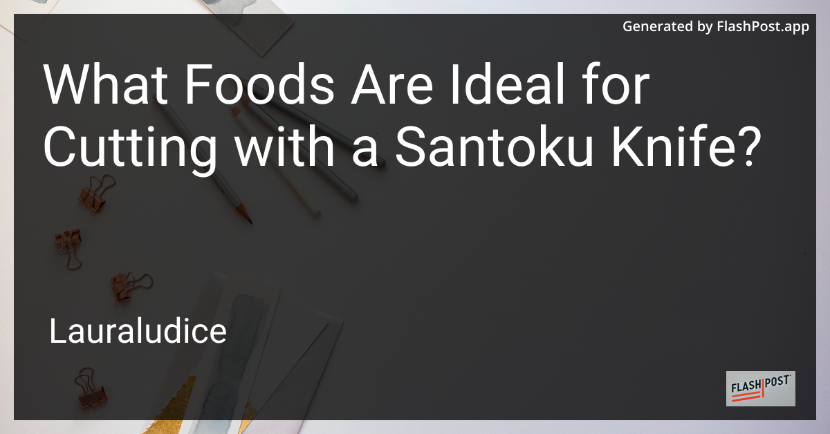 Santoku Knife