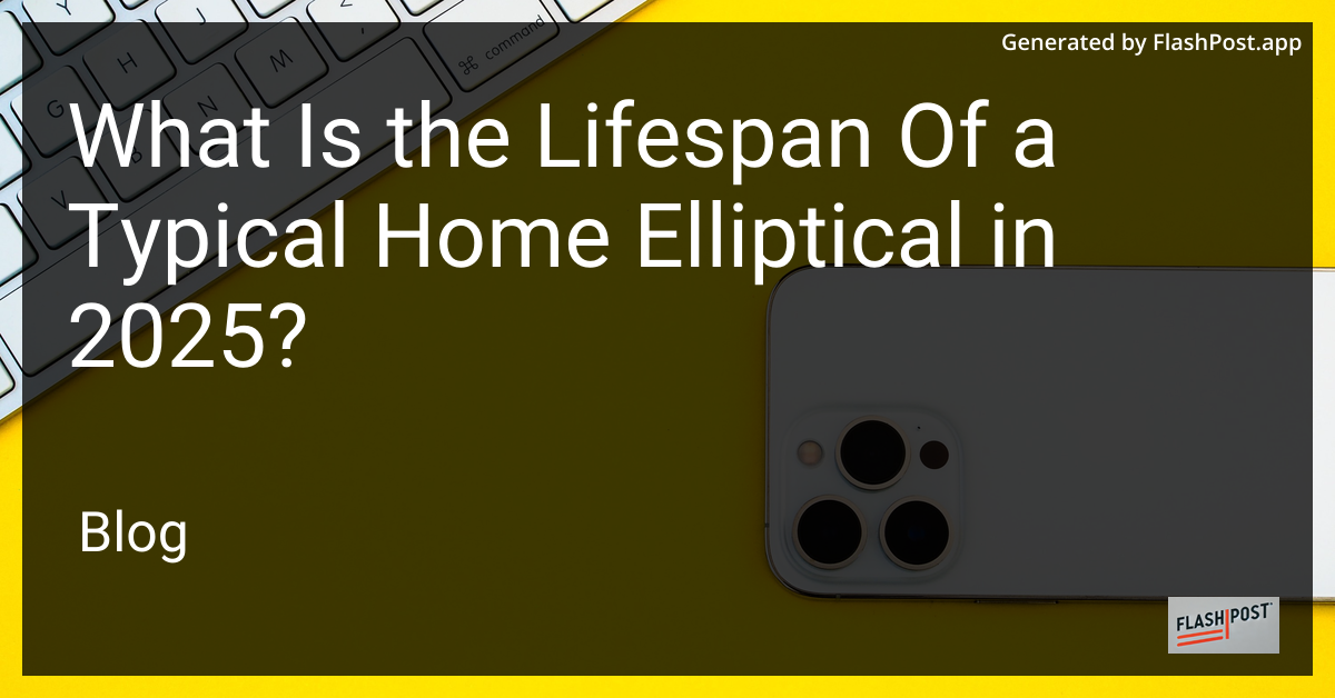 Home Elliptical