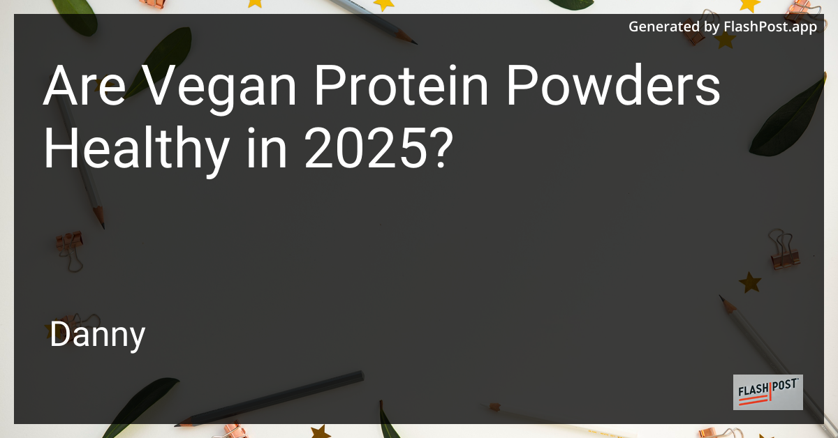 Vegan Protein Powder