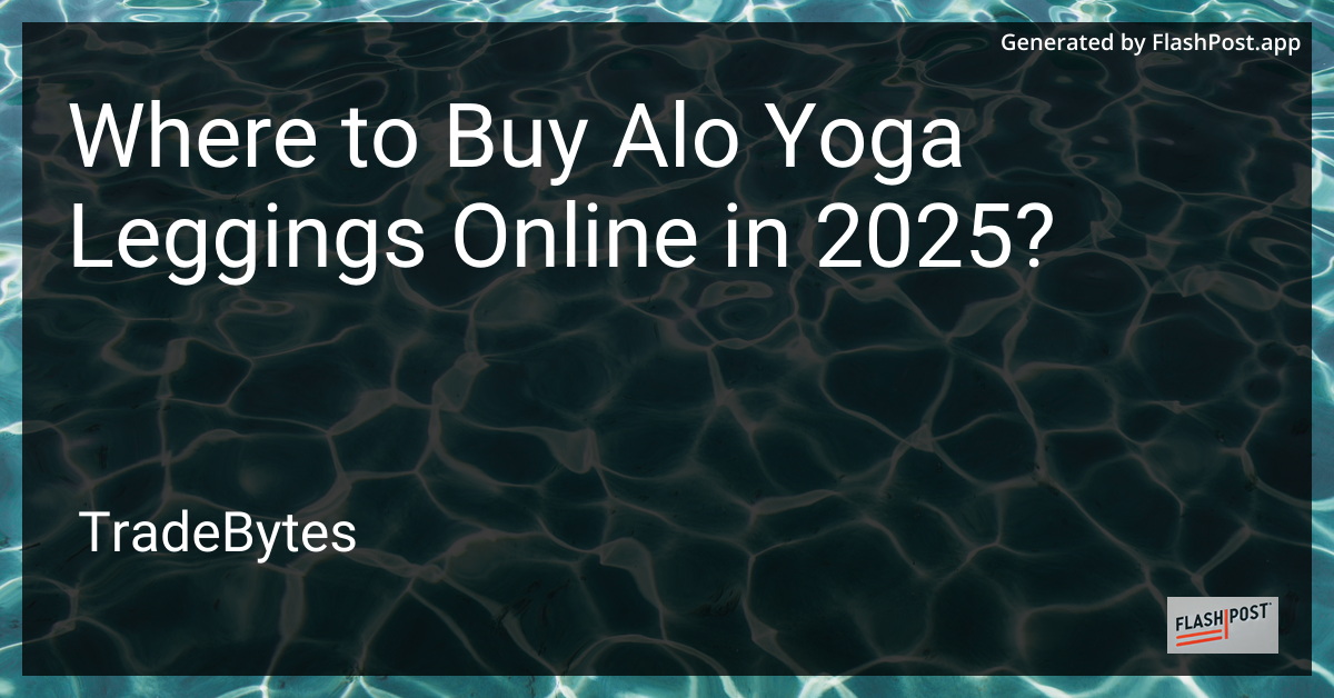 Alo Yoga Leggings