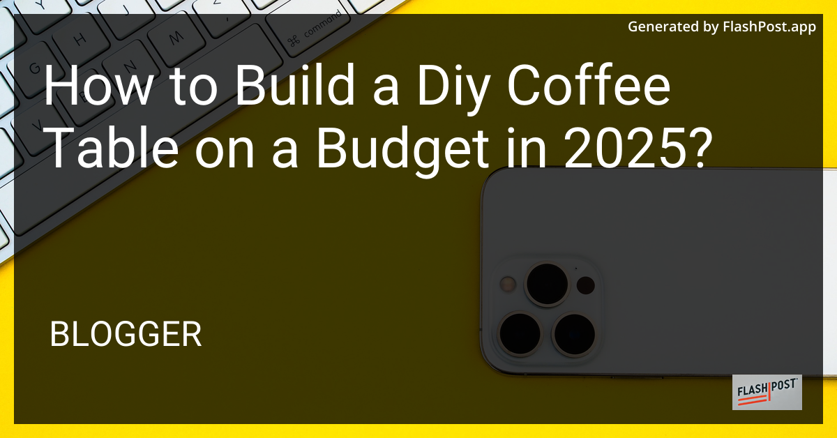 DIY Coffee Table