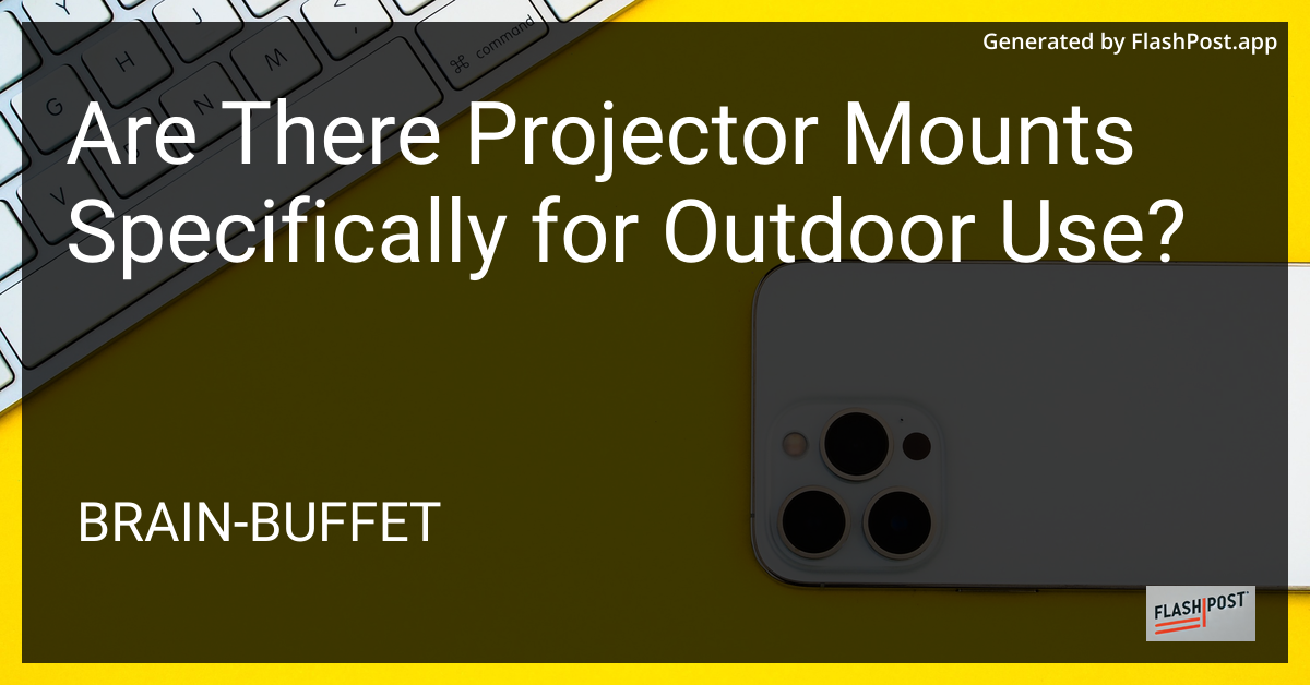 Outdoor Projector Mount