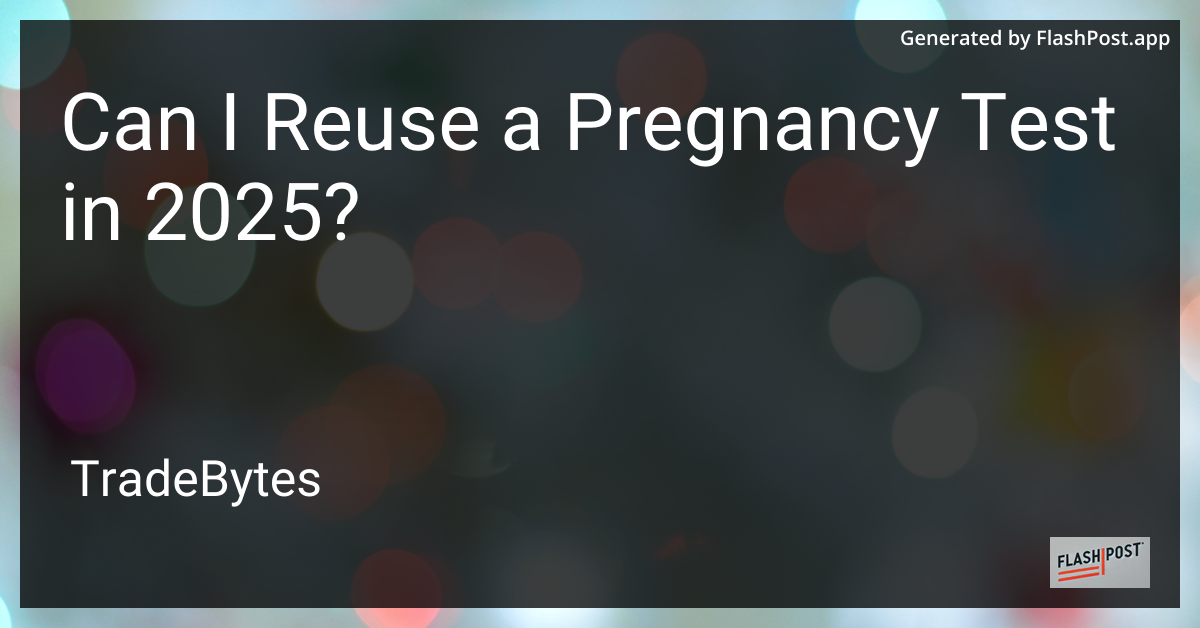 Image of Pregnancy Test