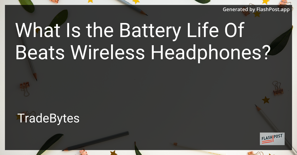 Beats Wireless Headphones