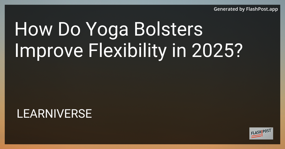 Yoga Bolster