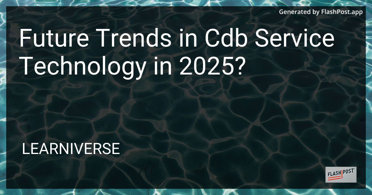 CDB Service Technology