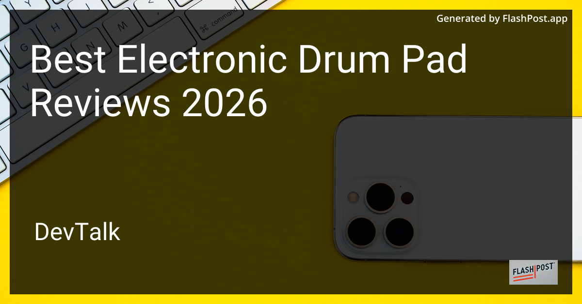 Best Electronic Drum Pad Reviews 2026