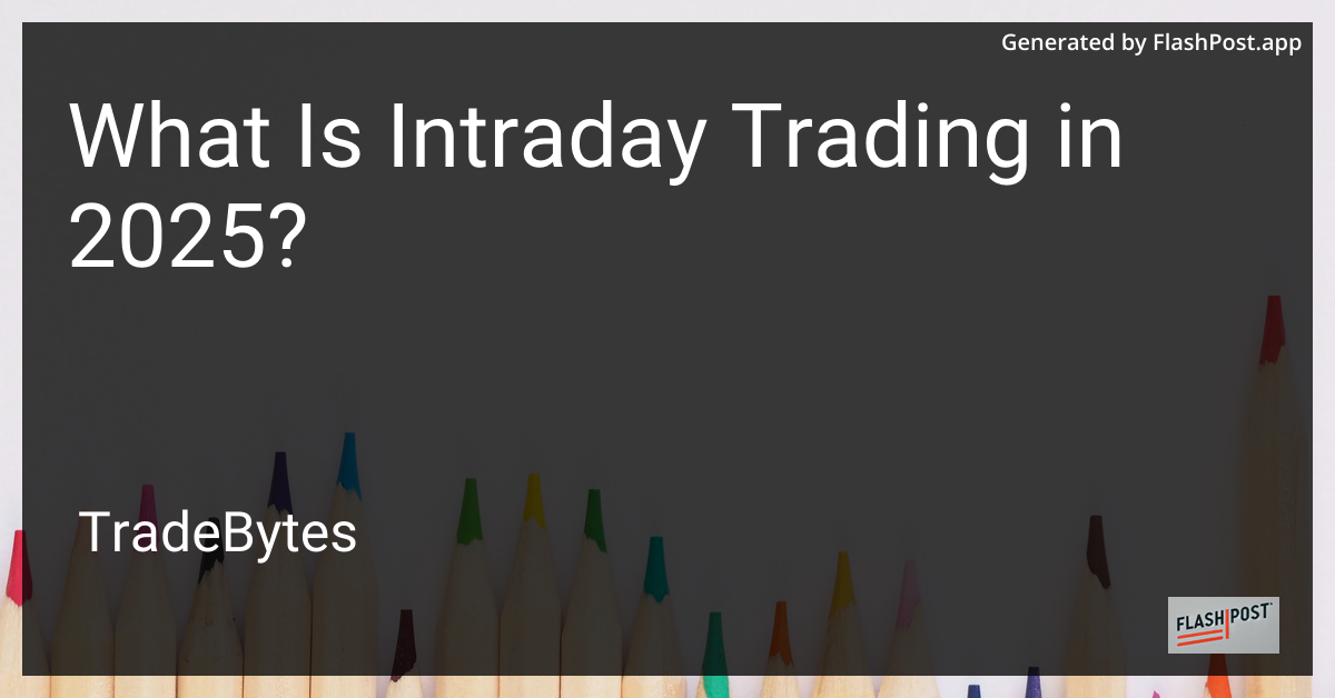 Intraday Trading
