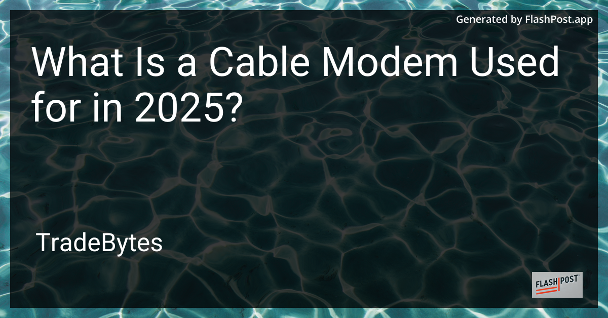 Cable Modem