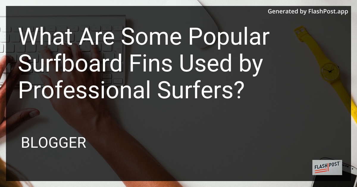 Surfboard Fins