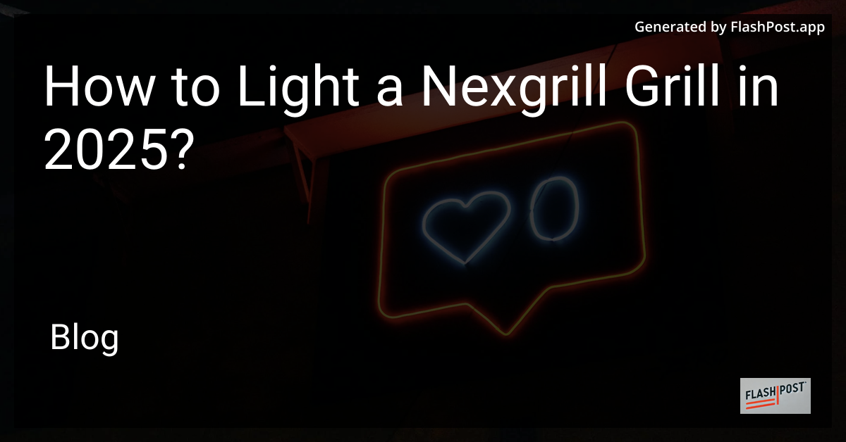 Nexgrill in action