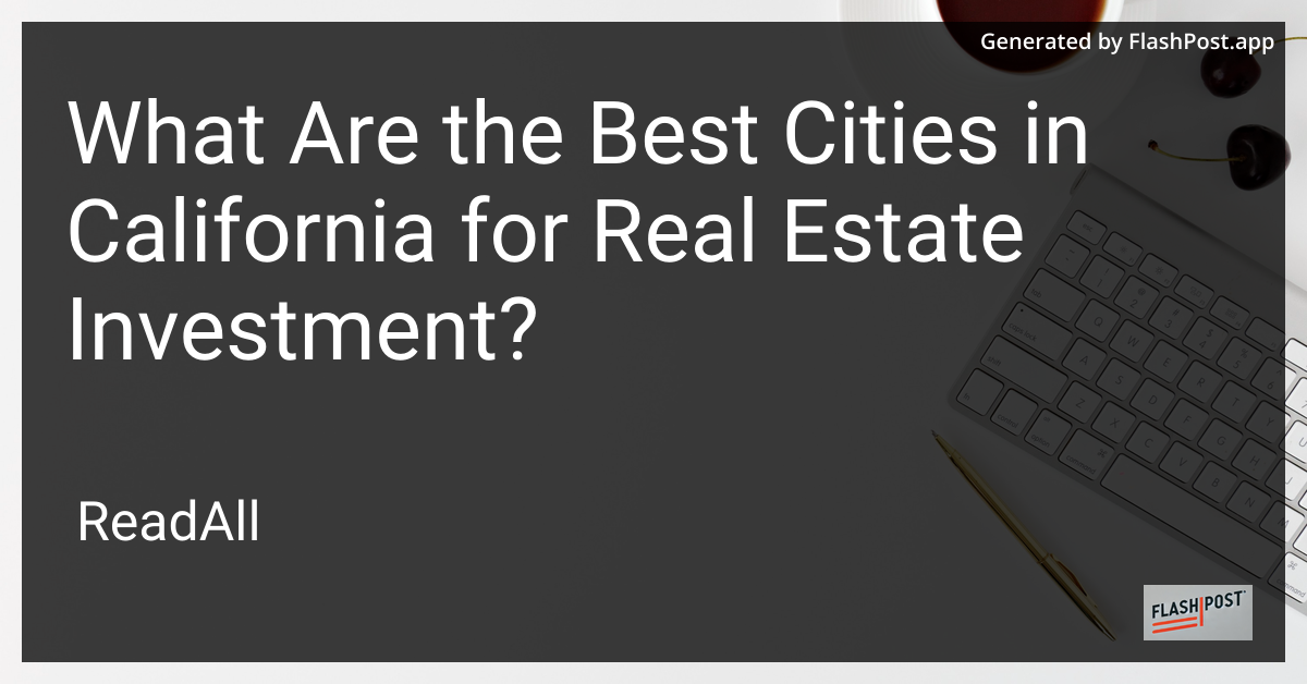 California Real Estate