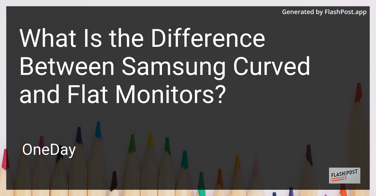 Samsung Monitors