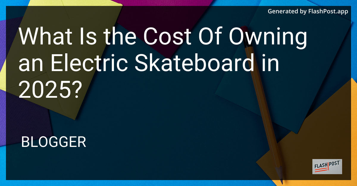 Electric Skateboard Image
