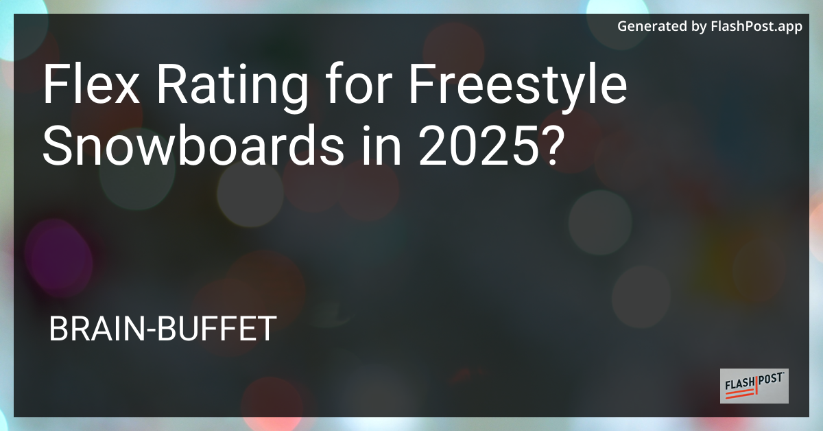 Freestyle Snowboarding