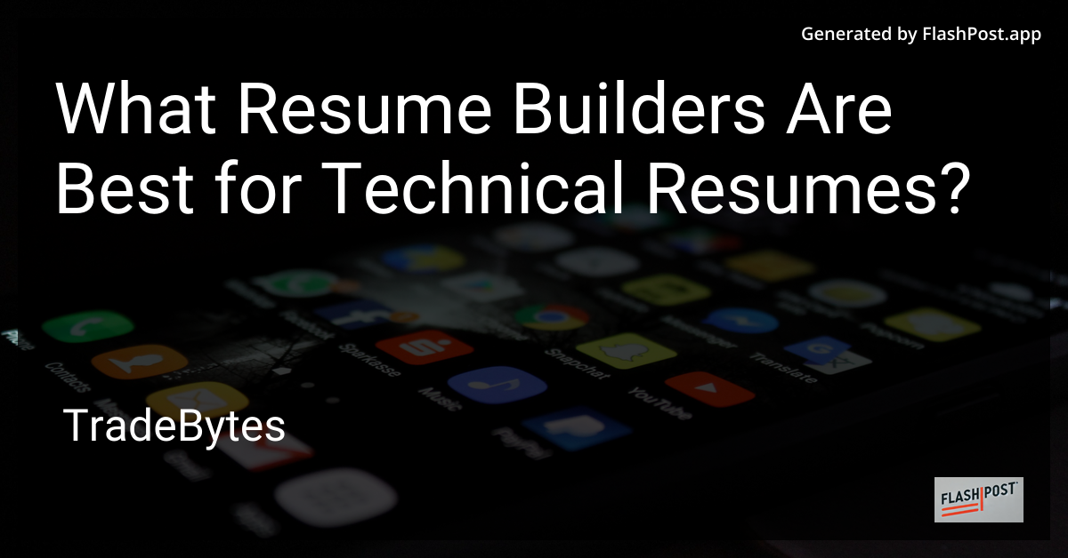 Technical Resume