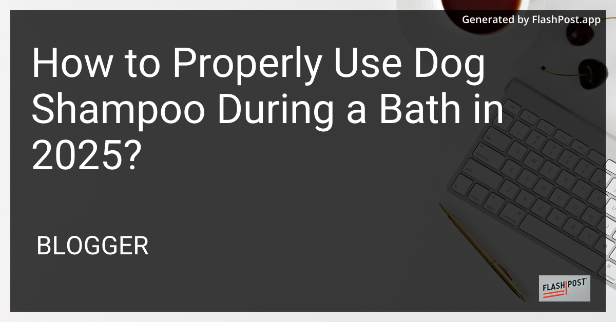 Dog Shampoo
