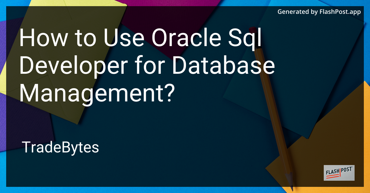 Oracle SQL Developer