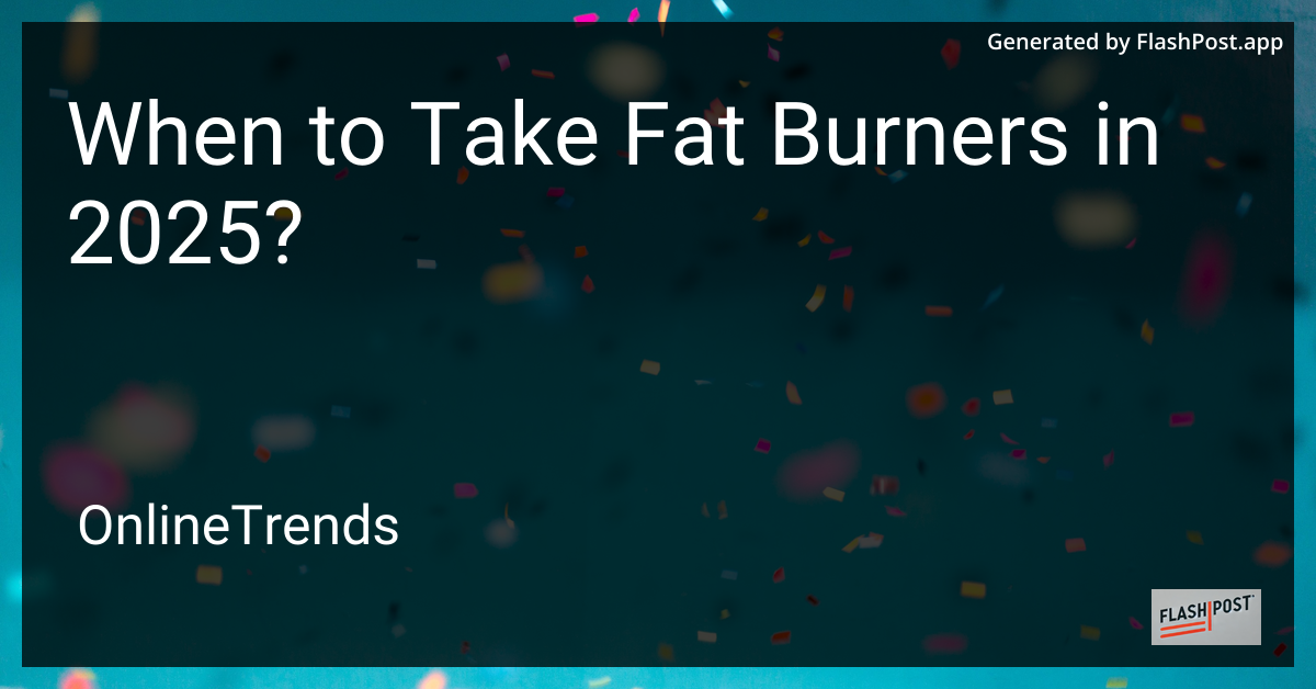 Fat Burners