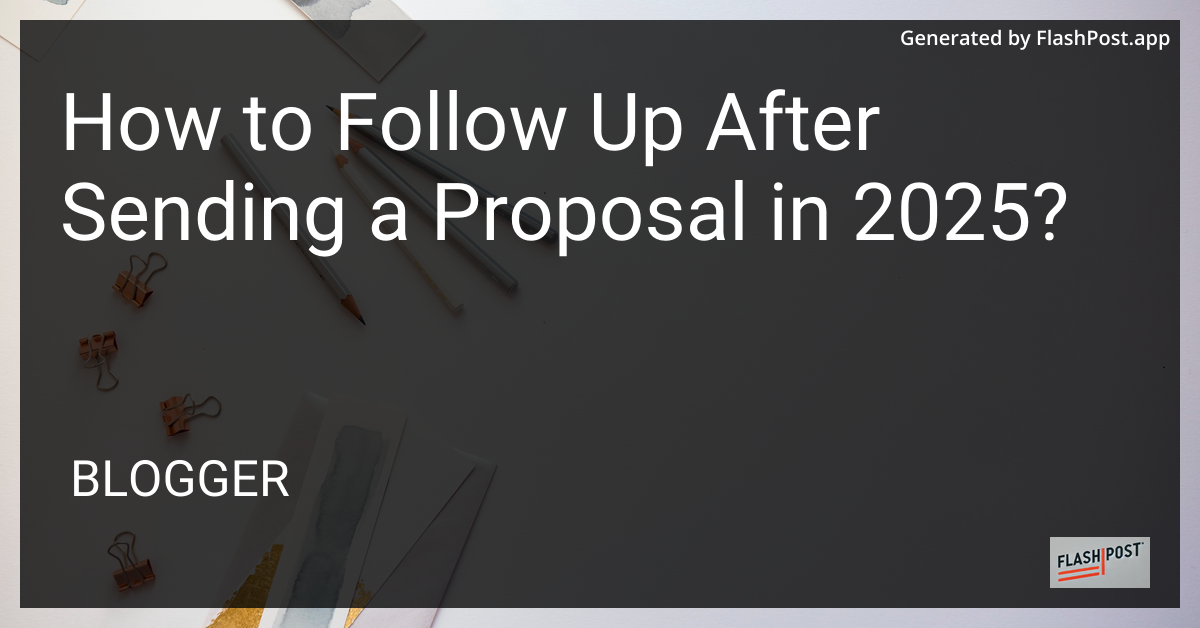 Proposal Follow-Up