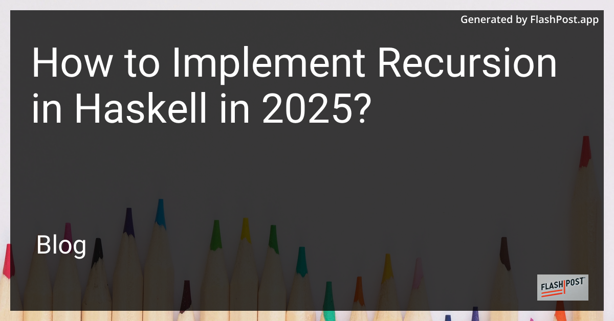 Haskell Recursion