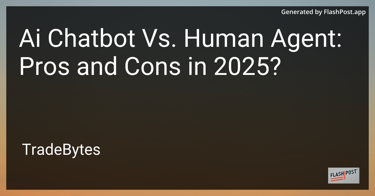 AI Chatbot vs. Human Agent