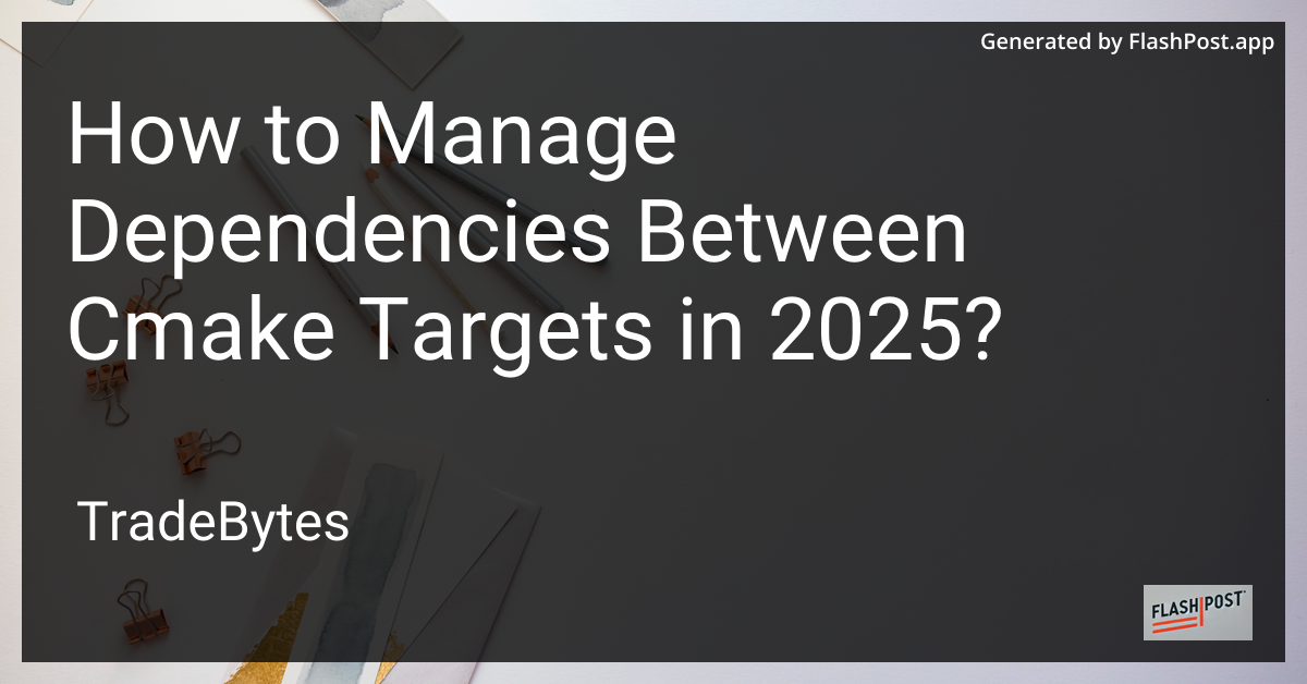 CMake Dependency Management