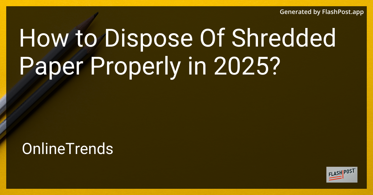 Shredded Paper