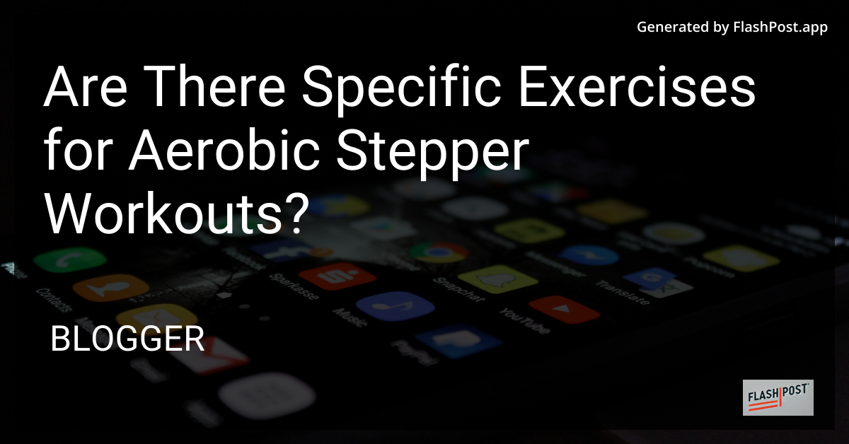 Aerobic Stepper Workout