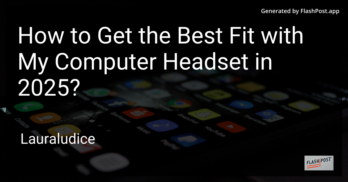 Computer Headset
