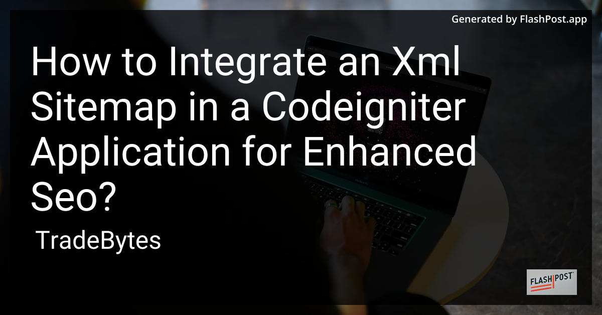Integrate XML Sitemap in CodeIgniter