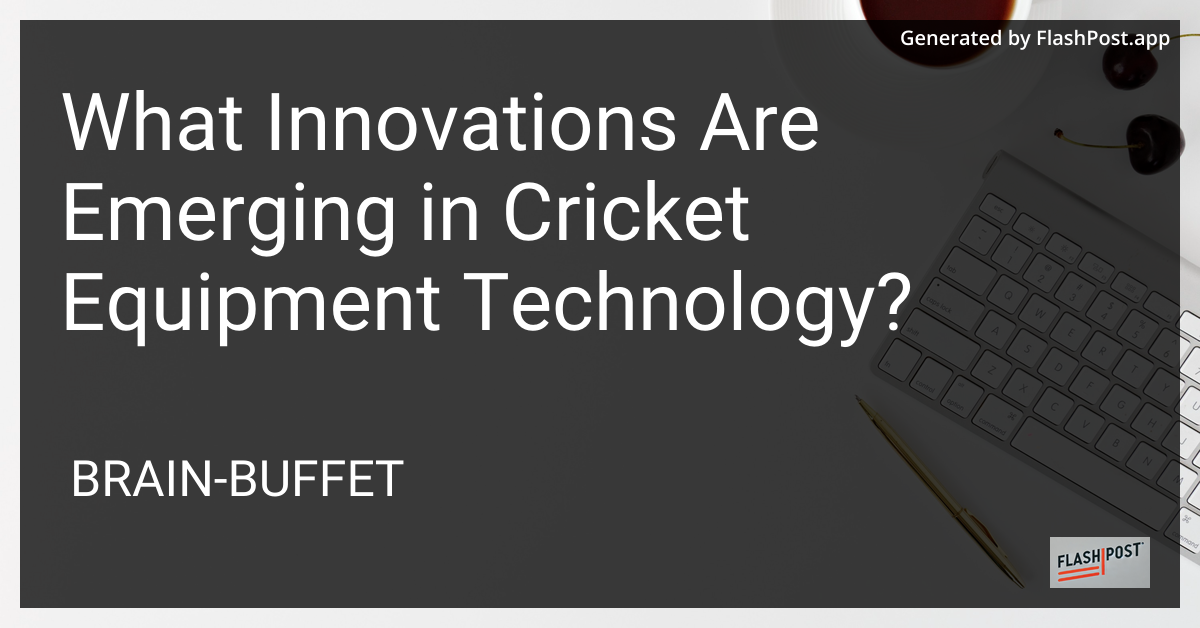 Cricket Equipment