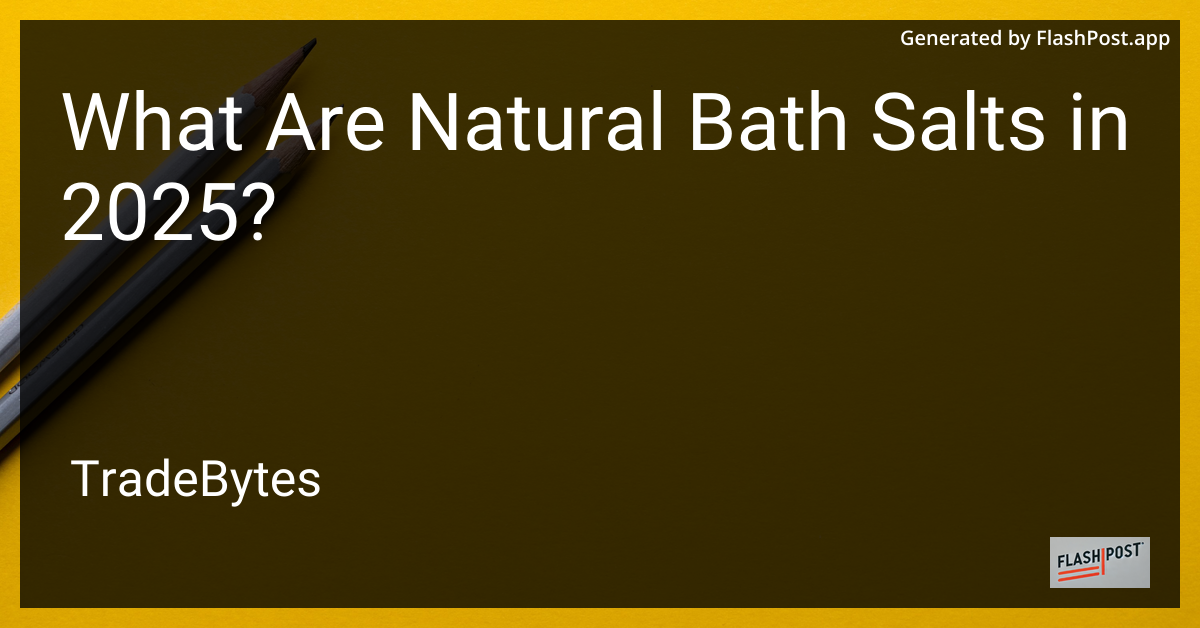 Natural Bath Salts