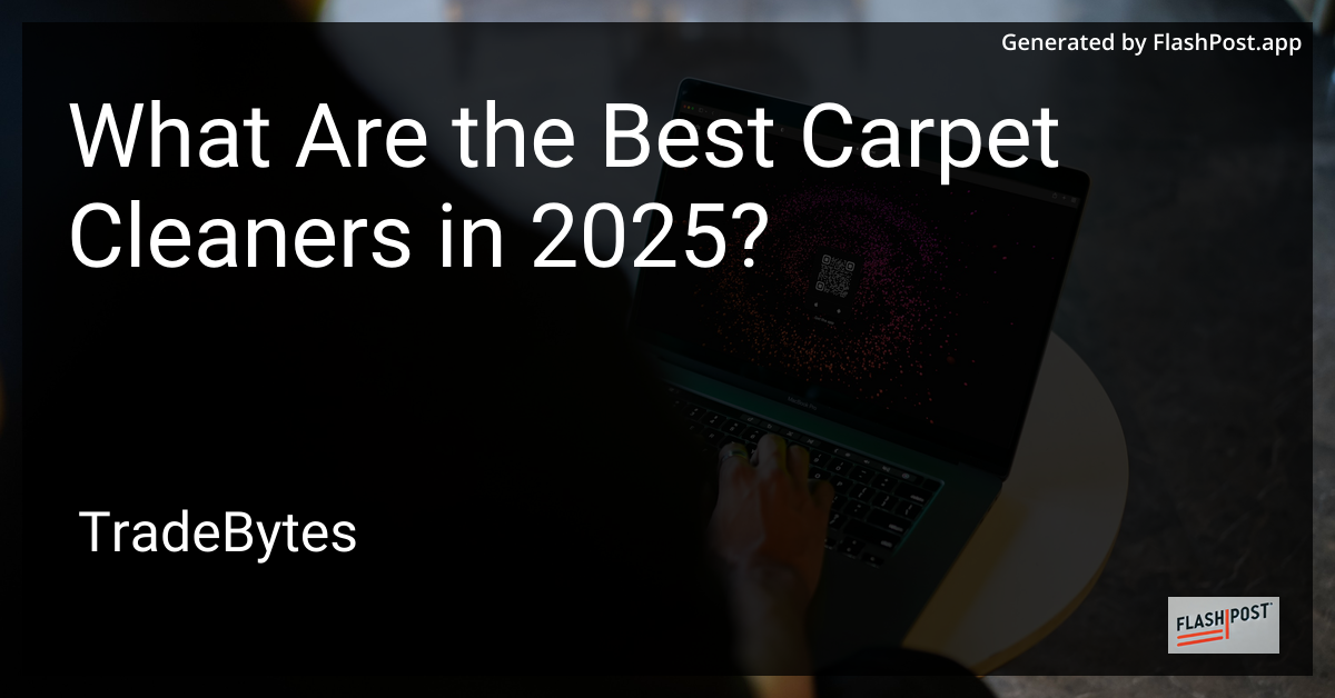 Best Carpet Cleaners 2025
