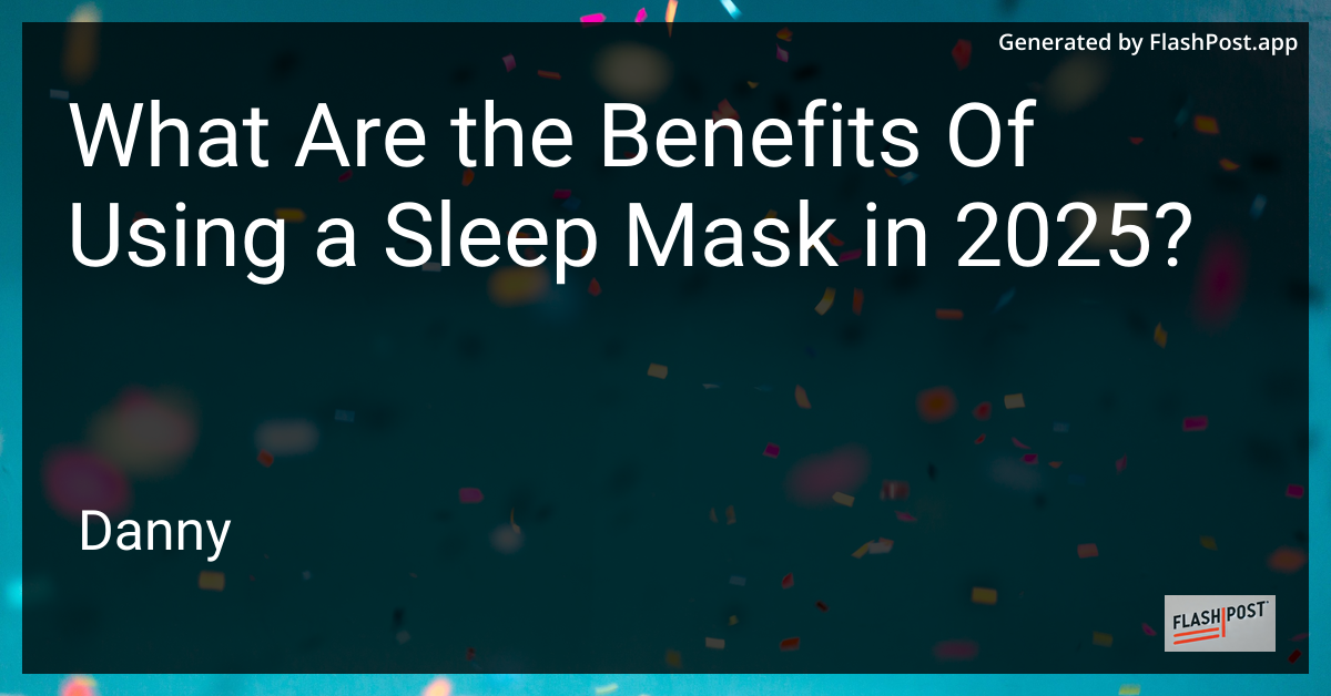 Sleep Mask